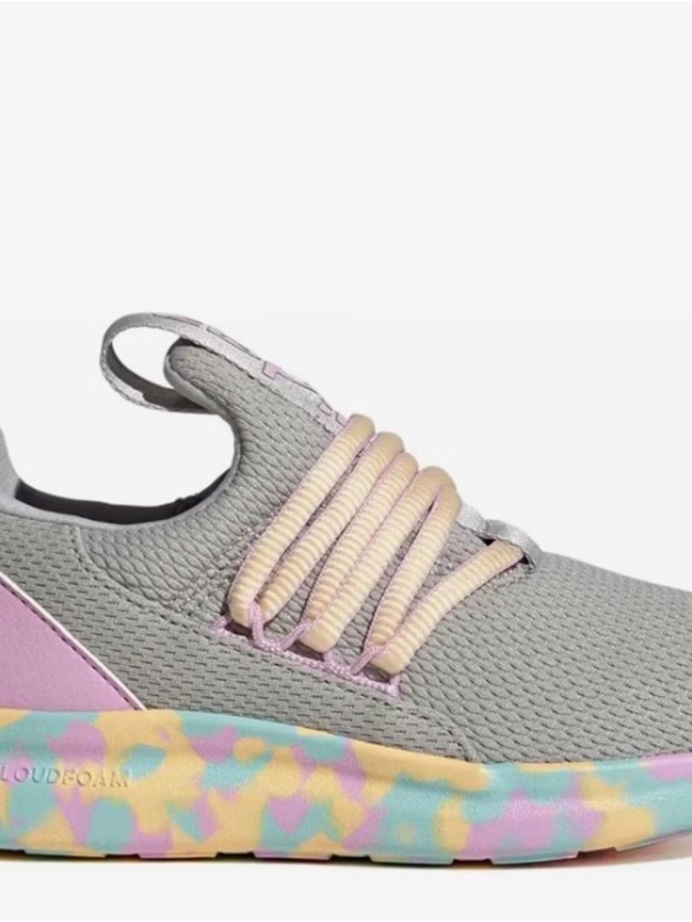 adidas Lite Racer Adapt 7.0 size 6Y New!!!! “cotton candy “
